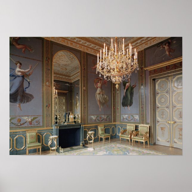 Inneres des Salons de Musique Poster (Vorne)