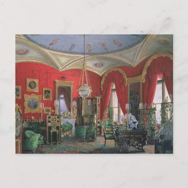 Inneres des Winterpalastes Postkarte (Vorderseite)