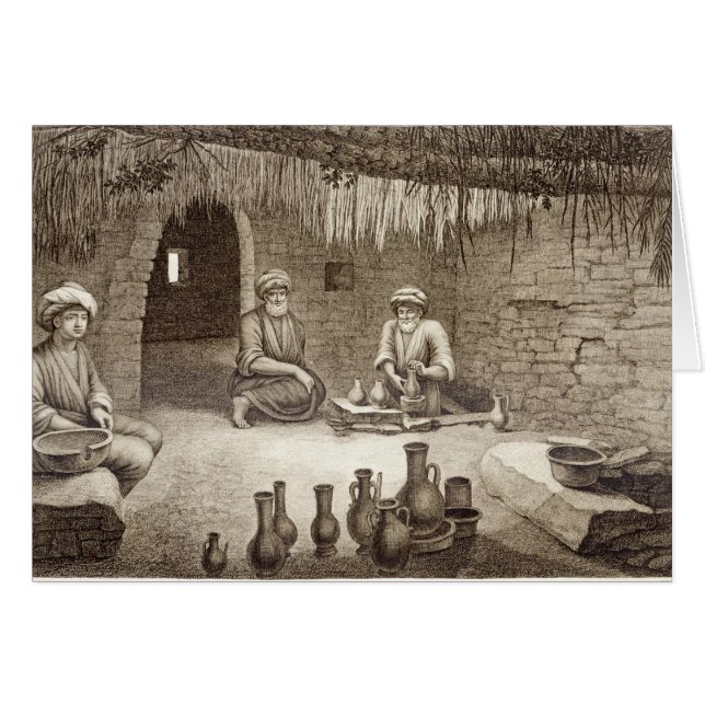 Inneres einer Potter-Werkstatt, aus Band II Ar (Vorderseite (Horizontal))