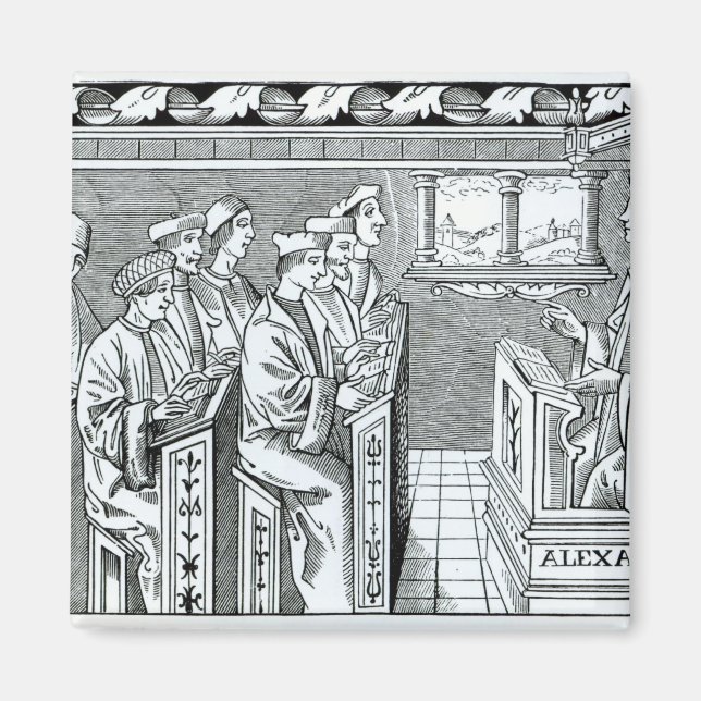 Inneres einer Schule Magnet (Vorne)