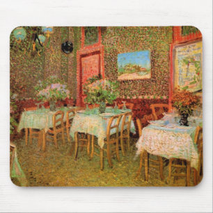 Inneres eines Restaurants von Vincent van Gogh Mousepad