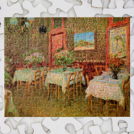 Inneres eines Restaurants von Vincent van Gogh Puzzle