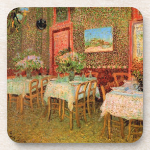 Inneres eines Restaurants von Vincent van Gogh Untersetzer