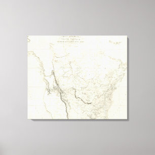 Inneres Teile Nordamerikas Leinwanddruck