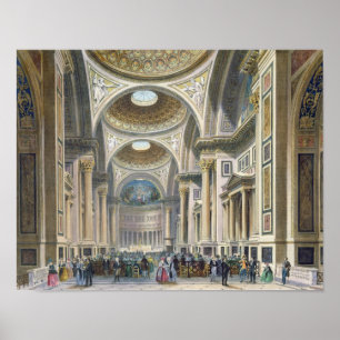 Inneres von La Madeleine, Paris Poster