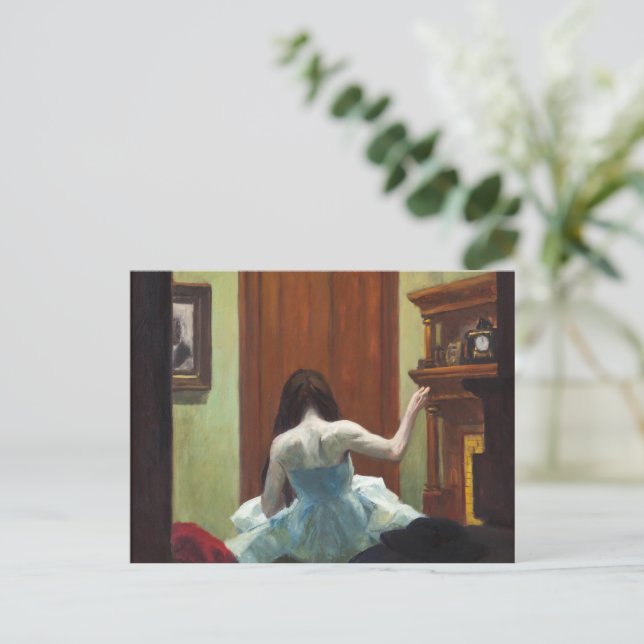 Inneres von New York | Edward Hopper | Postkarte (Stehend Vorderseite)