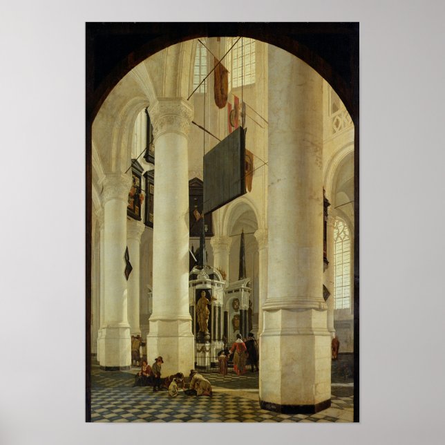 Inneres von Nieuwe Kerk Poster (Vorne)
