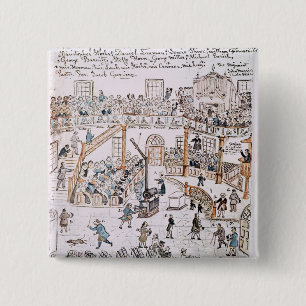 Innerhalb der alten lutherischen Kirche York Button