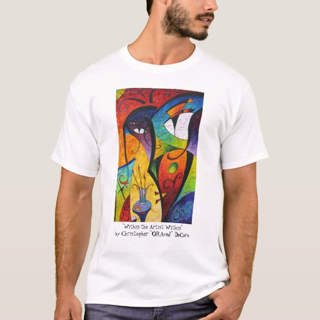 Innerhalb des Künstlers innen durch Christopher - T-Shirt (Vorderseite)