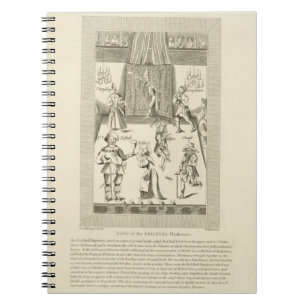 Innerhalb des Red Bull-Schauspielhauses Frontispiz Notizblock