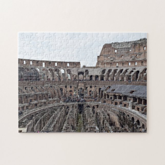 Innerhalb des römischen Colosseo Puzzlespiels Puzzle (Horizontal)