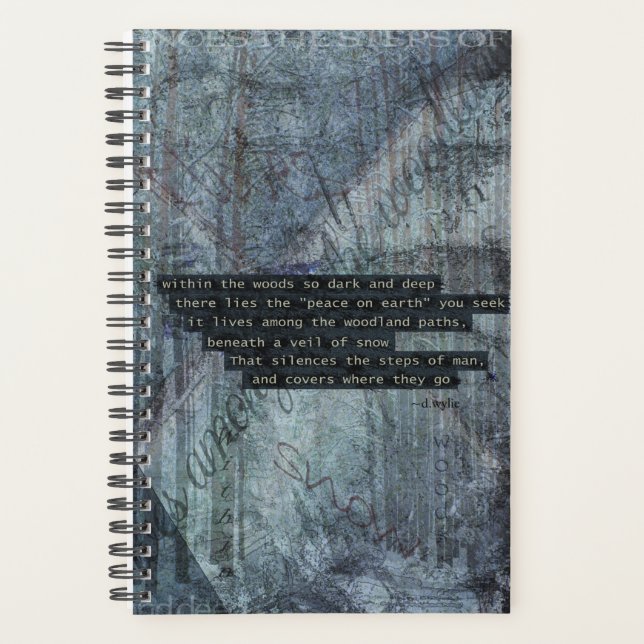 Innerhalb des Waldes - inspirierend Planer (Vorderseite)