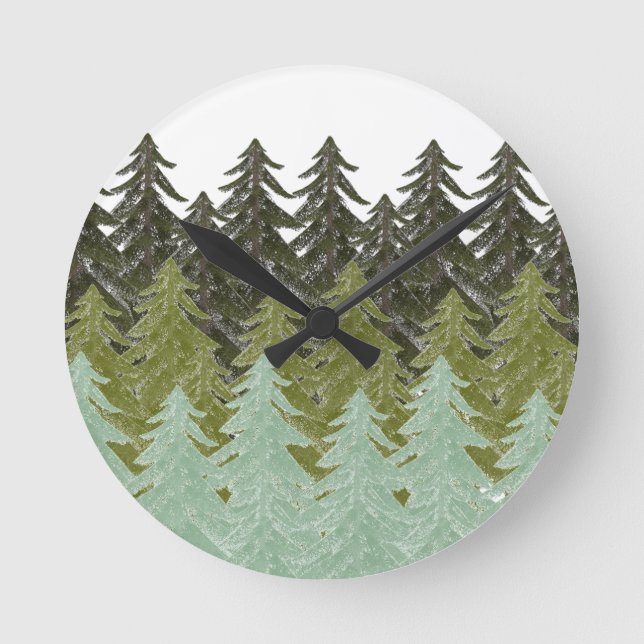 INNERHALB DES WALDES RUNDE WANDUHR (Vorderseite)