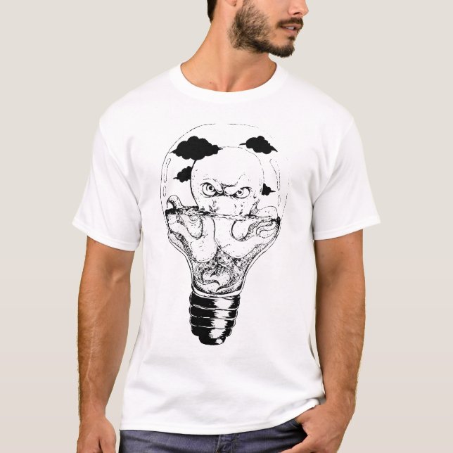 innerhalb einer Lampe T-Shirt (Vorderseite)