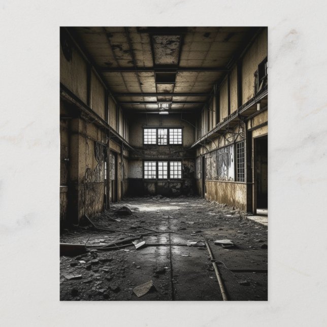 Innerhalb einer Station, die verlassen wurde Postkarte (Vorderseite)