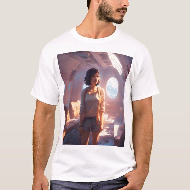 Innerhalb eines Flugzeug T-Shirt (Vorderseite)