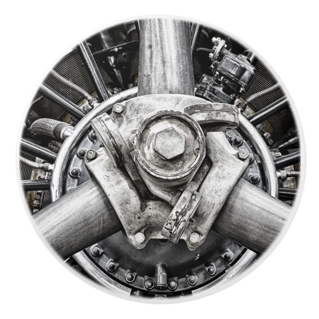 Innerhalb eines Propellers Keramikknauf (Vorderseite)