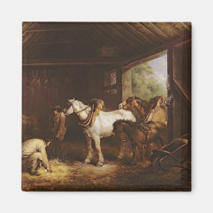 Innerhalb eines Stabes Magnet