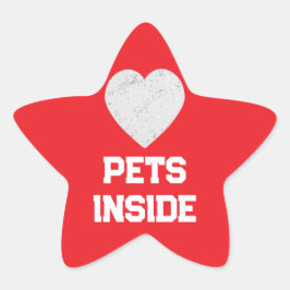 INNERHALB Stern-Aufkleber