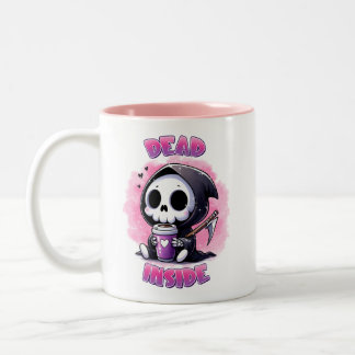 Innerlich tot zweifarbige tasse