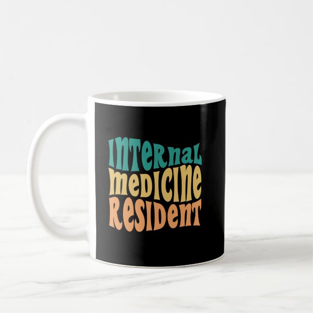 Innermedizin-Resident Match Day Gift 2024 Kaffeetasse (Links)