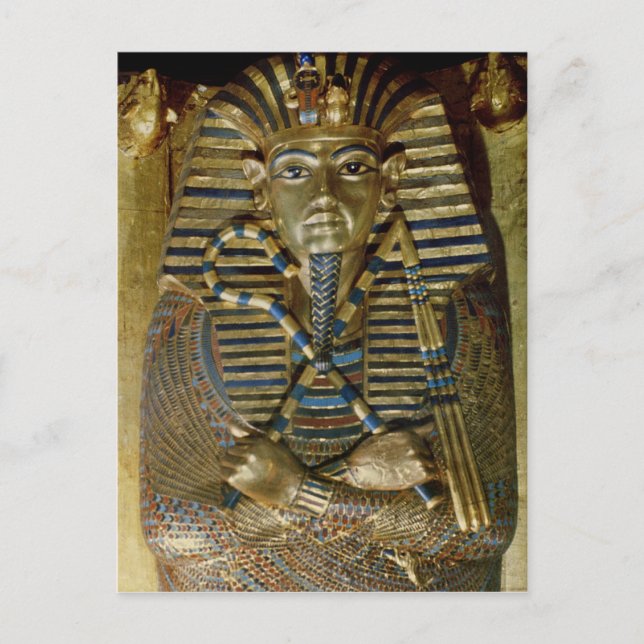 Innerster Sarg von Tutankhamun Postkarte (Vorderseite)