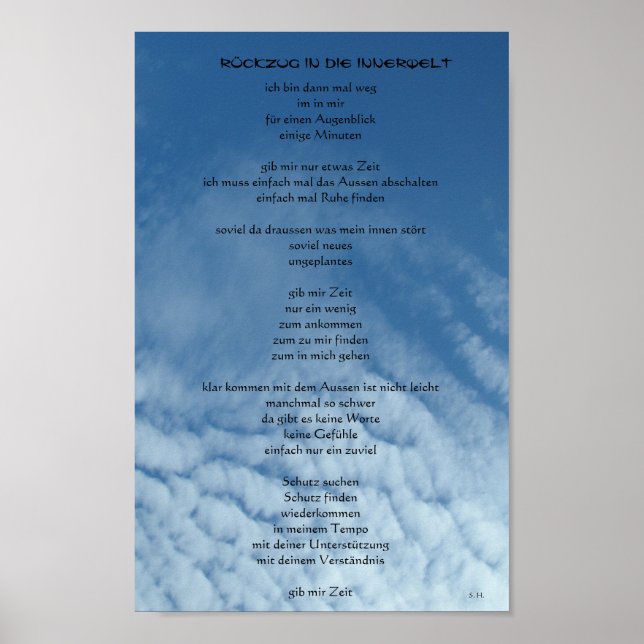 Innerwelt Poster (Vorne)