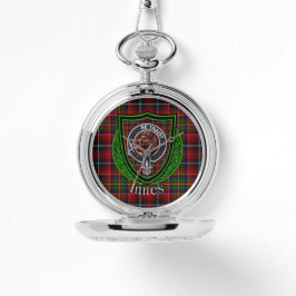Innes Schottischer Clan-Tartan und Wappen Armbanduhr