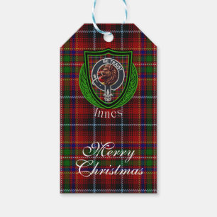 Innes schottischer Clan Tartan & Wappen Geschenkanhänger