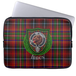 Innes Scottish Clan Tartan & Crest Laptopschutzhülle
