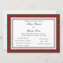 Innes Scottish Wedding Einladung