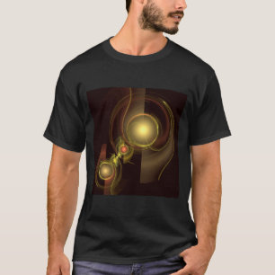Innige Verbindung Golden Energy Abstrakte Kunst T-Shirt