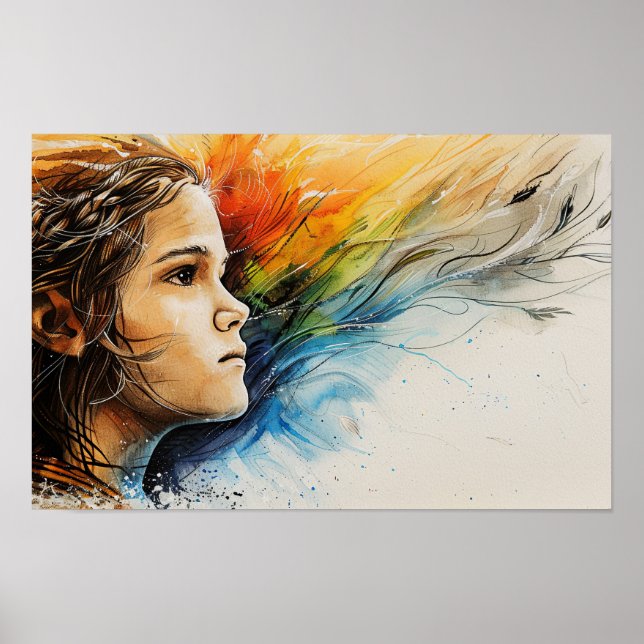Innocence and Courage – Saint Maria Goretti Poster (Vorne)