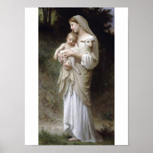 Innocense Bouguereau Lammbaby Poster
