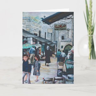 Innocent Eyes of Old Jerusalem Greeting Card Karte