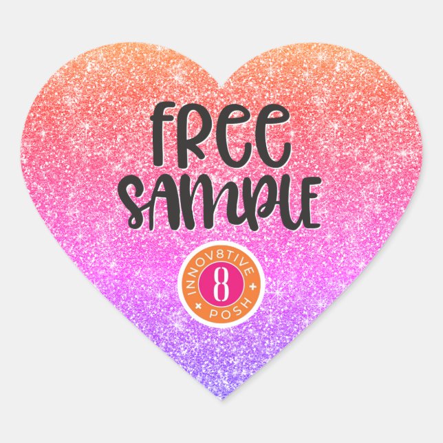 Innov8tive + Posh free sample label Aufkleber (Vorderseite)