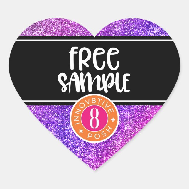 Innov8tive + Posh free sample label Aufkleber (Vorderseite)