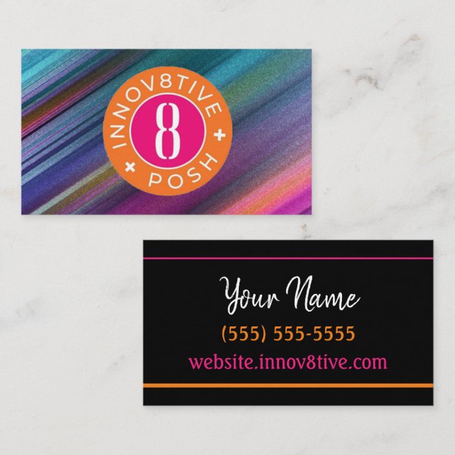 Innov8tive Posh-Visitenkarte Visitenkarte (Vorne/Hinten)