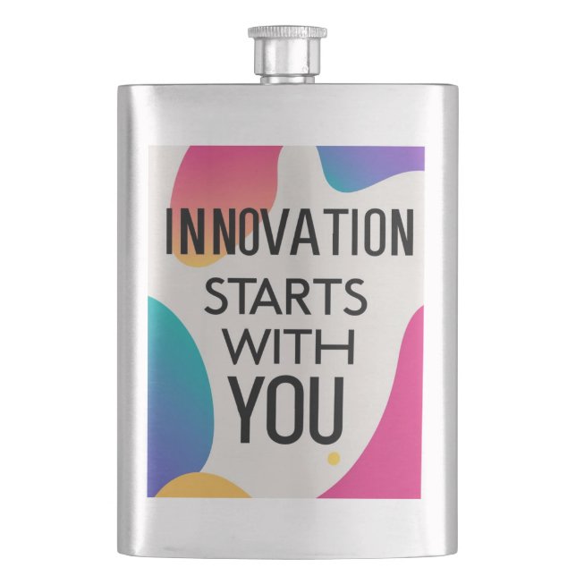 Innovation beginnt mit dir flachmann (Vorderseite)