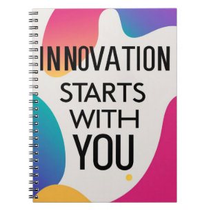 Innovation beginnt mit Ihnen Option 2 Notizblock