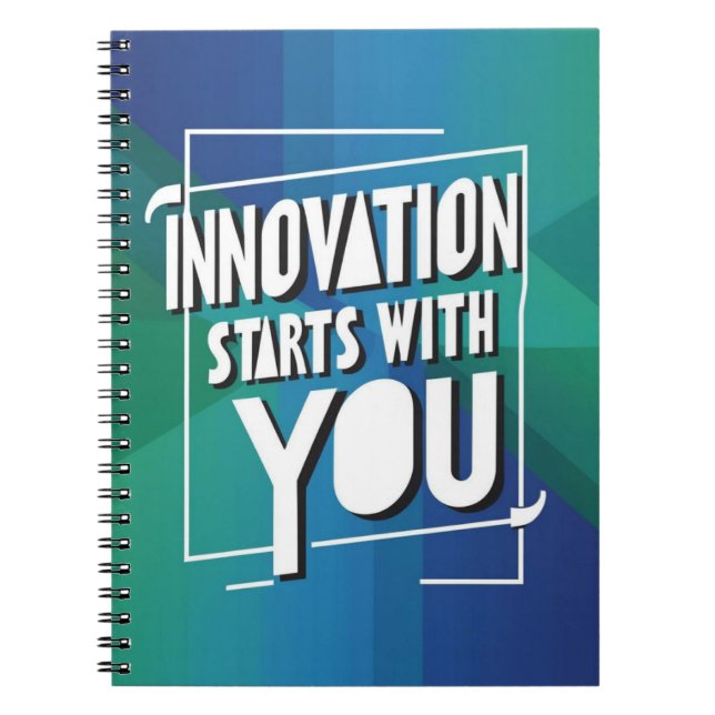 Innovation beginnt mit Option 1 Notizblock (Vorderseite)