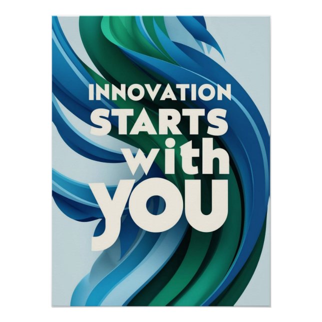 Innovation beginnt mit Option 3 Poster (Vorderseite)