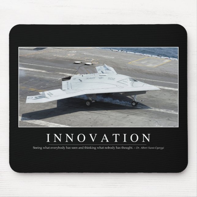 Innovation: Zitat 1 Mousepad (Vorne)