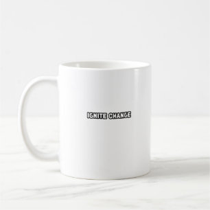 Innovationsrevolutionärer Mindset-Akt für den Wand Kaffeetasse