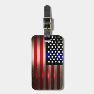 Innovative Laser-Schnitt-amerikanische Flagge 2 Gepäckanhänger