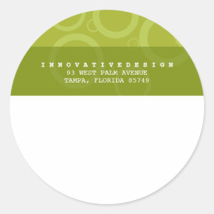 Innovative Mailing-Label-Aufkleber Runder Aufkleber