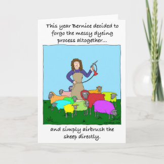 Innovatives Garnfärben Karte