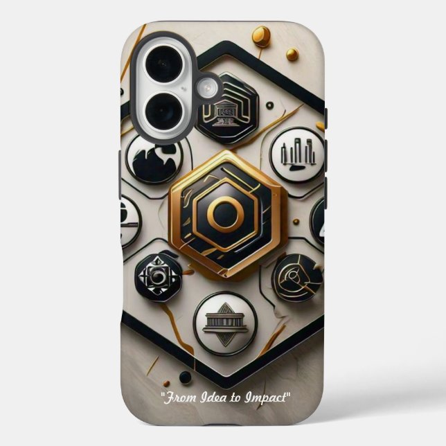 "Innovieren, stören, wiederholen" Case-Mate iPhone Hülle (Rückseite)