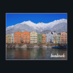 Innsbruck Austria Travel Foto Postkarte<br><div class="desc">Jeder würde Liebe haben, diese Postkarte mit einem wunderschönen Foto der Tiroler Berge in Innsbruck zu erhalten!</div>