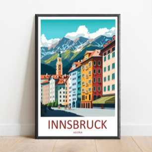 Innsbruck Druck Innsbruck Wohnkultur Landschaftsku Poster